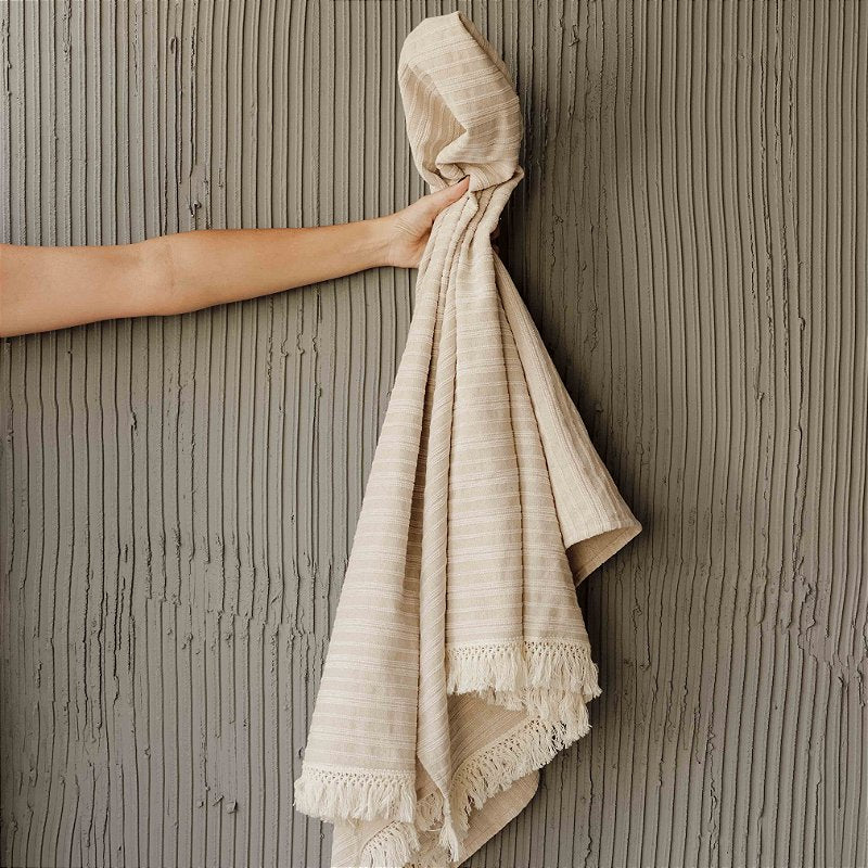 Embossed Texture Panel - Off-White