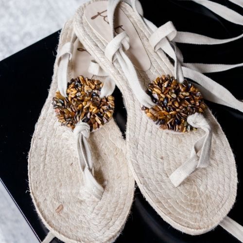 Stone Espadrille - Tiger Eye