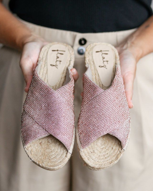Espadrille Slide X - Pink