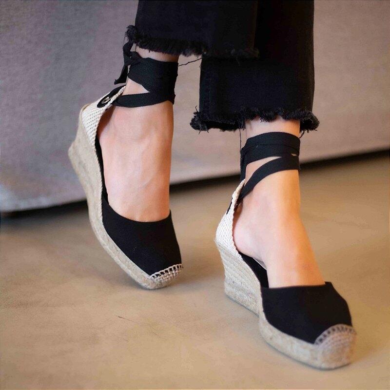 Espadrille 7cm - Black