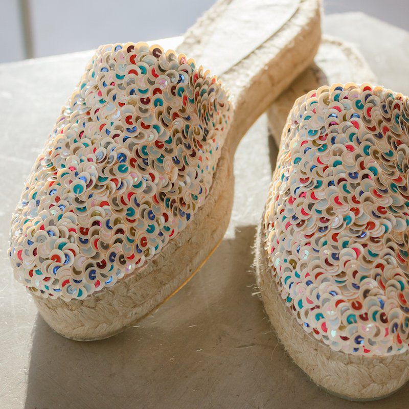 Espadrille Mule Double Sole - Colorful