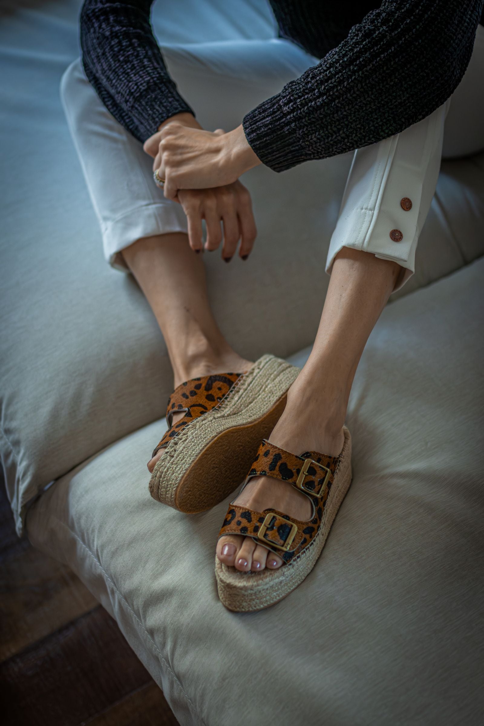 Sandal Flatform Espadrille - Jaguar