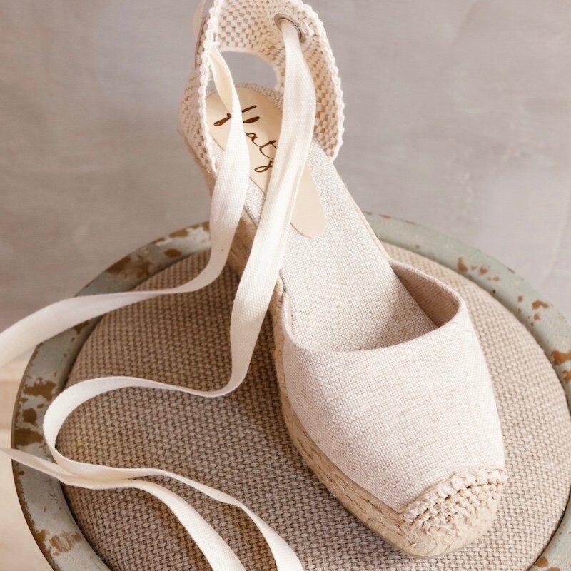 Espadrille 7cm - Linen