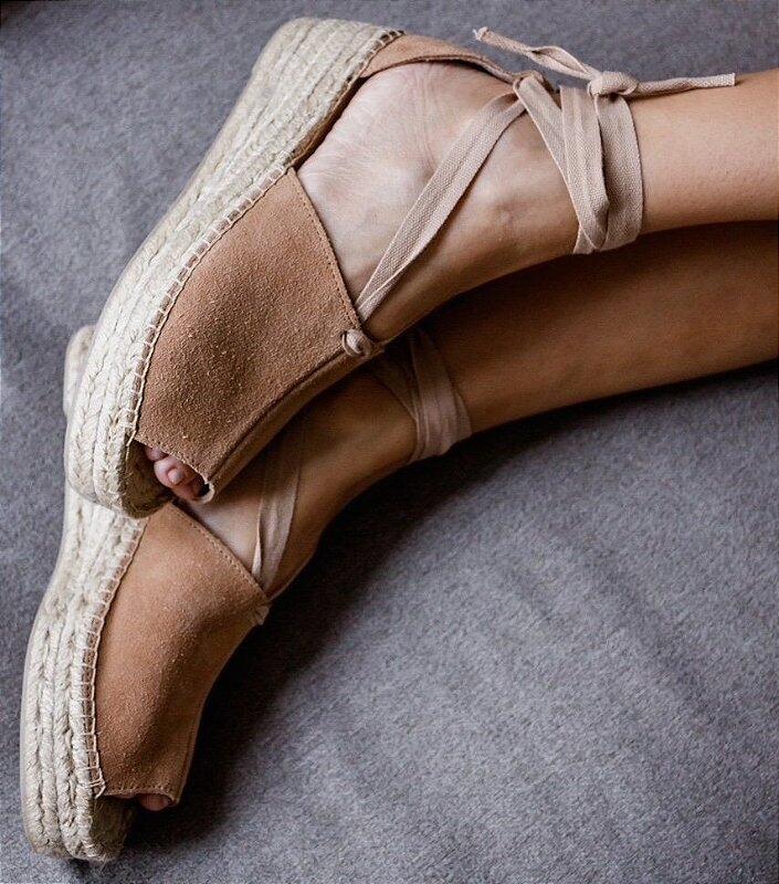 Espadrille Midi 5cm - Ecru