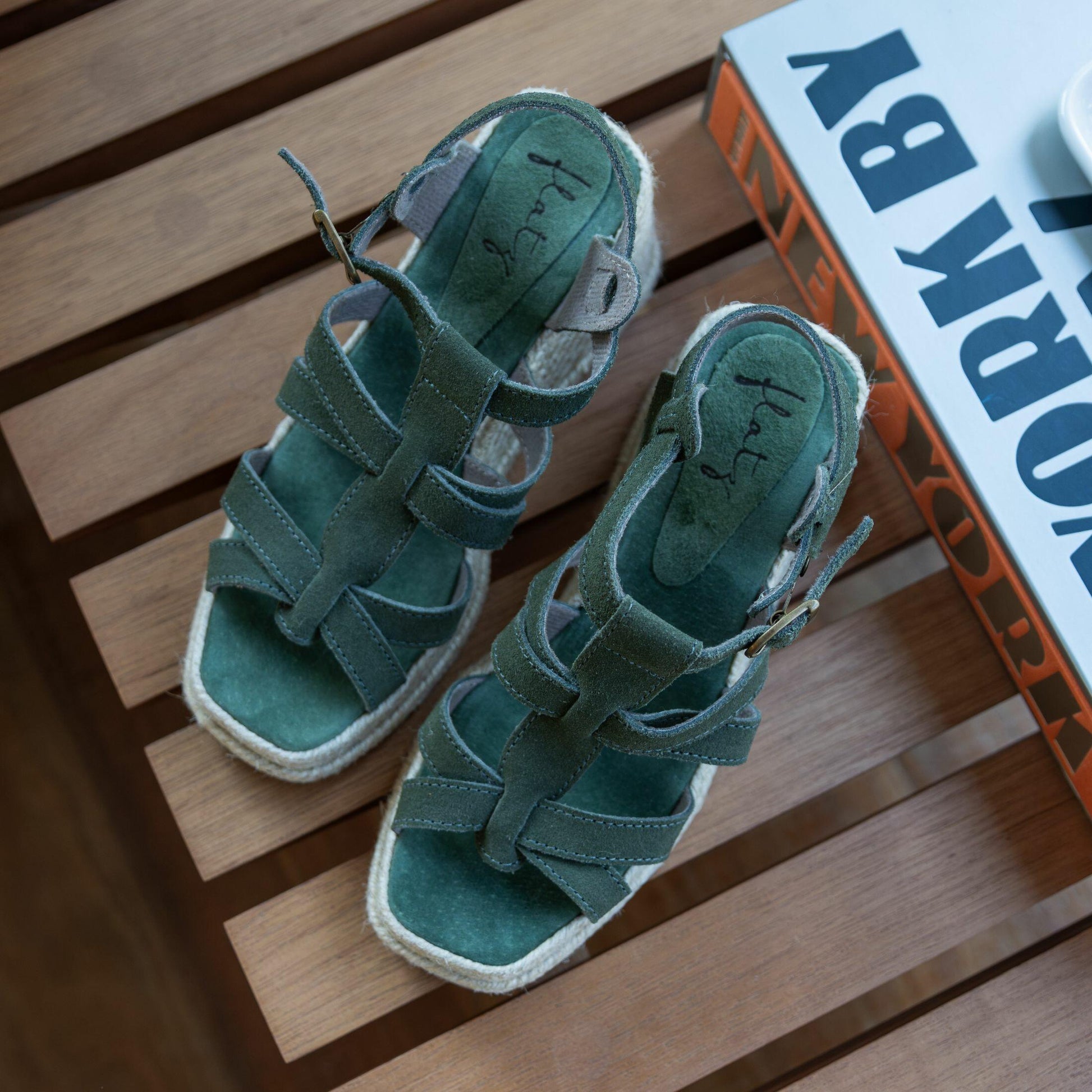 Military Suede Espadrille