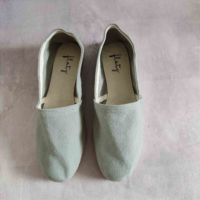 Unisex Traditional Espadrilles - Mint