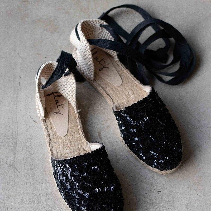 Espadrille Mix - Black Bossa