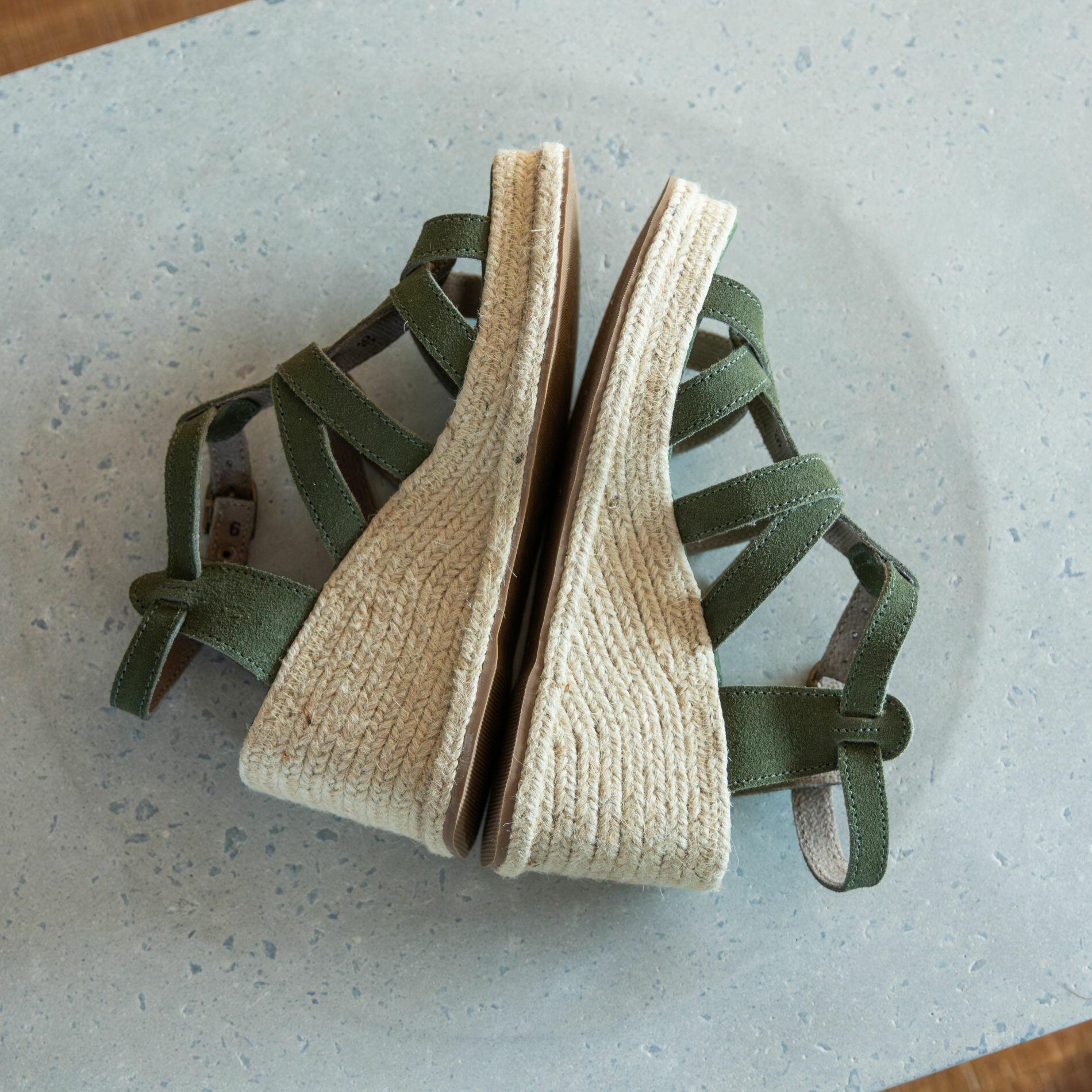 Military Suede Espadrille