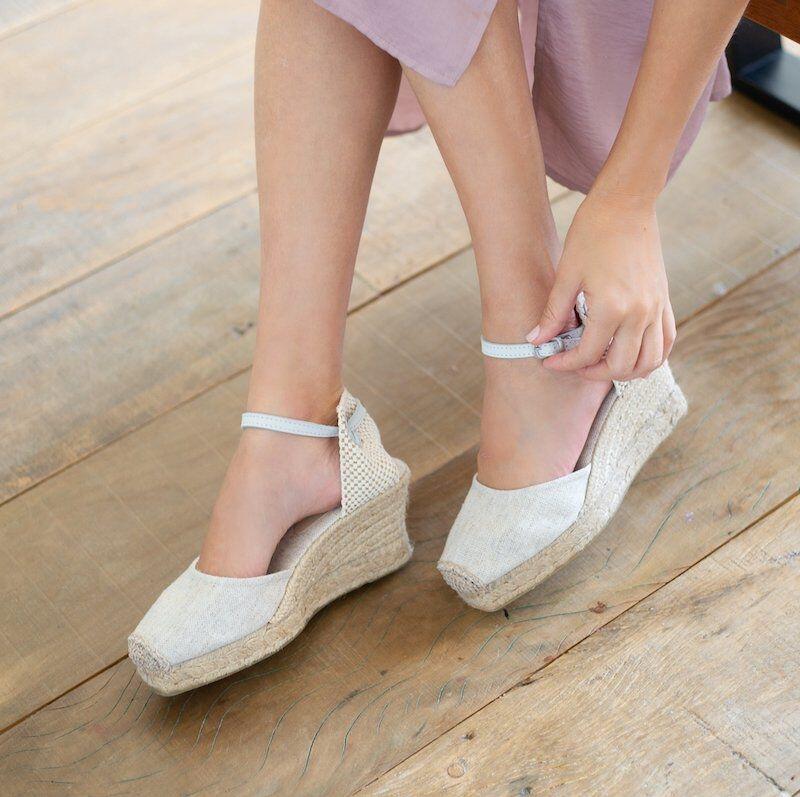 Espadrille 7cm - Linen