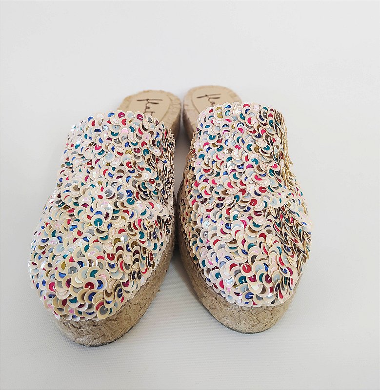Espadrille Mule Double Sole - Colorful