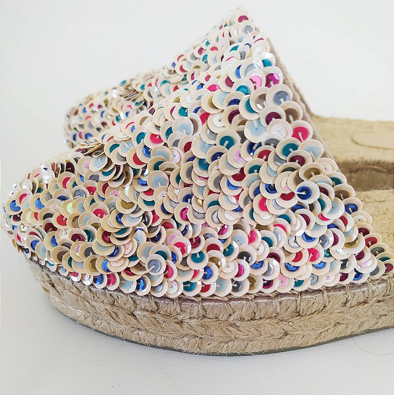 Espadrille Mule Double Sole - Colorful