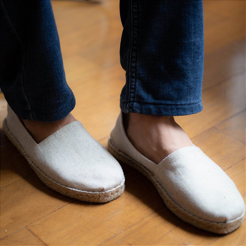 Men's Espadrilles - Linen