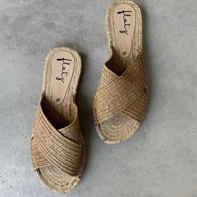 Espadrille Slide X - Raffia 