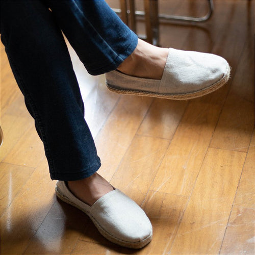 Men's Espadrilles - Linen