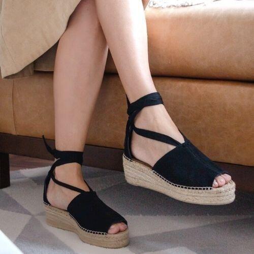 Espadrille Midi 5cm - Black