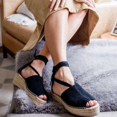 Espadrille Midi 5cm - Black