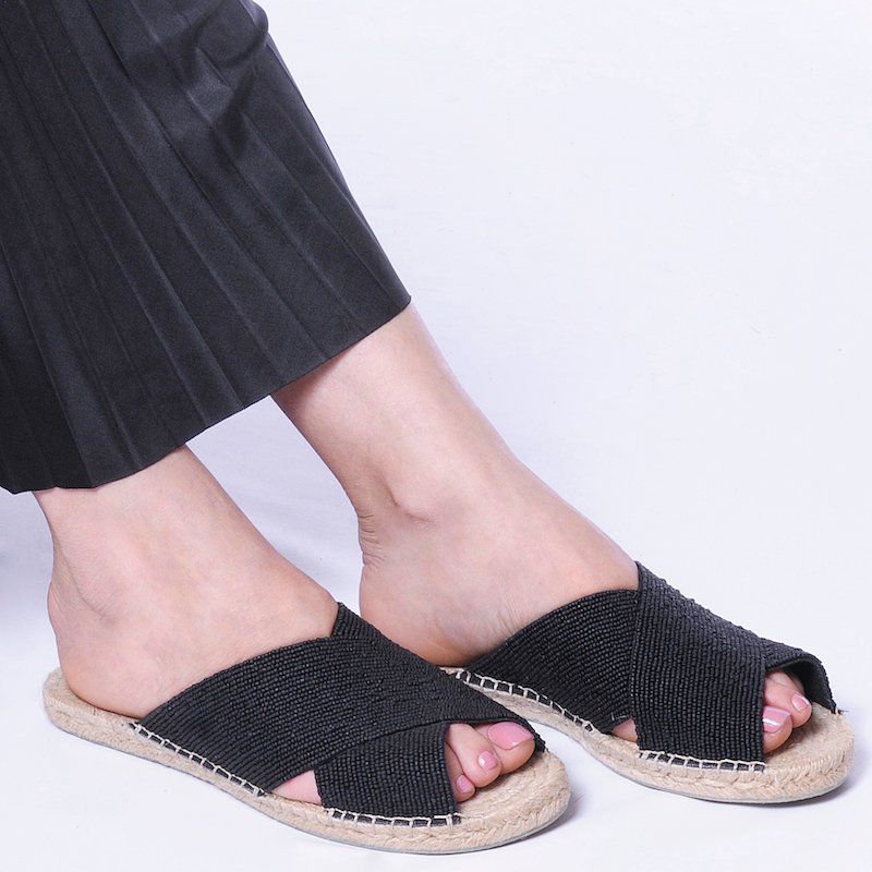 Espadrille Slide X - Matte Black