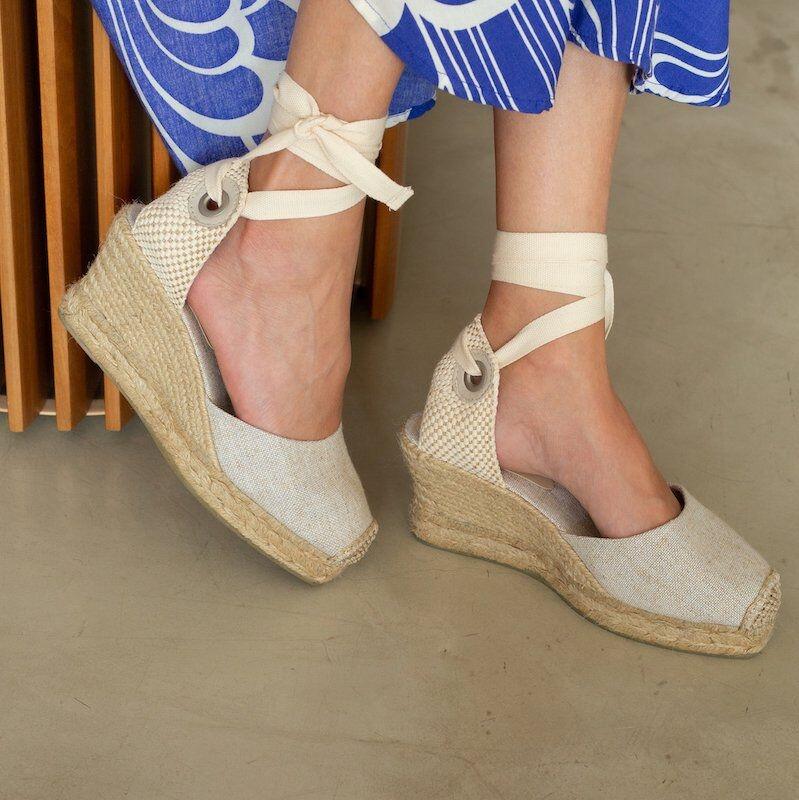 Espadrille 7cm - Linen