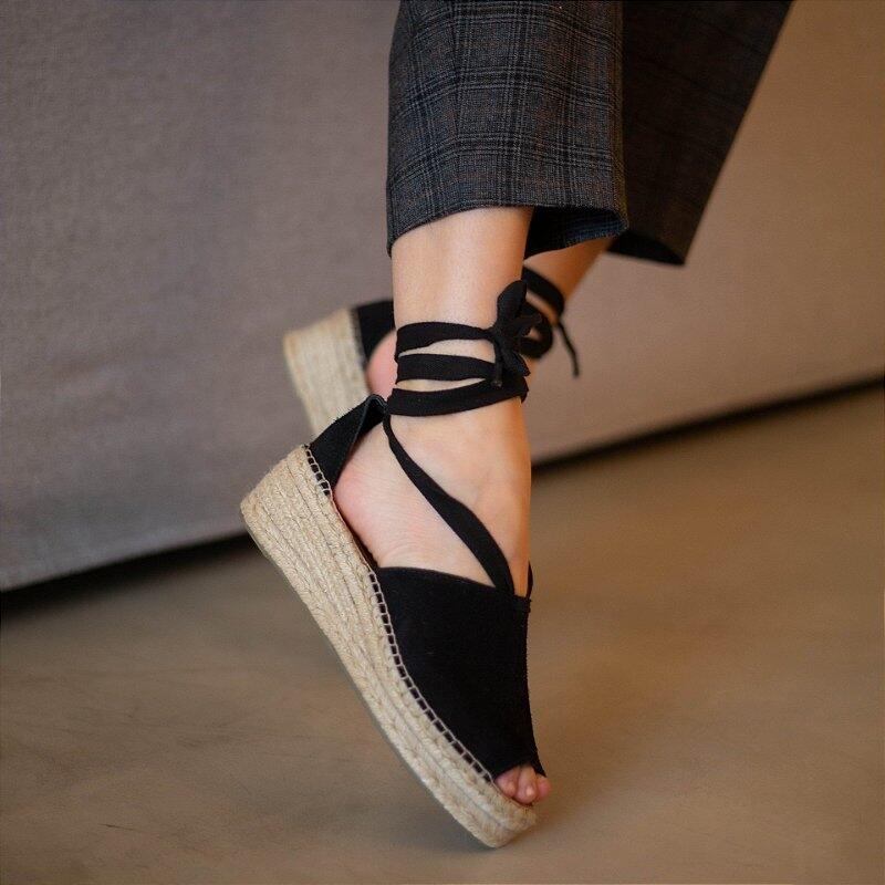 Espadrille Midi 5cm - Black
