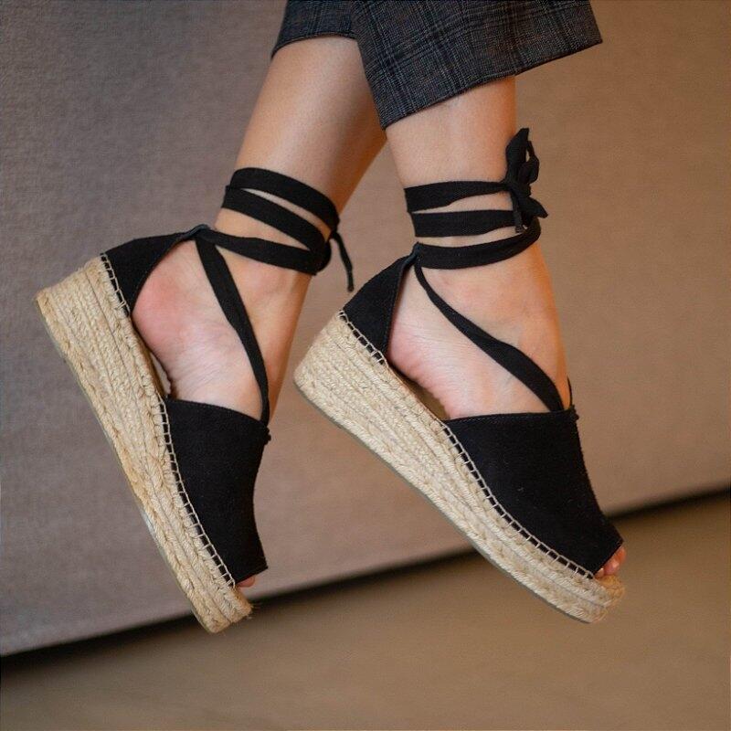 Espadrille Midi 5cm - Black