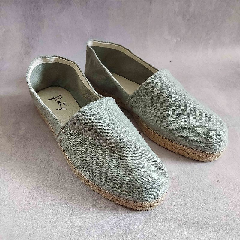 Unisex Traditional Espadrilles - Mint