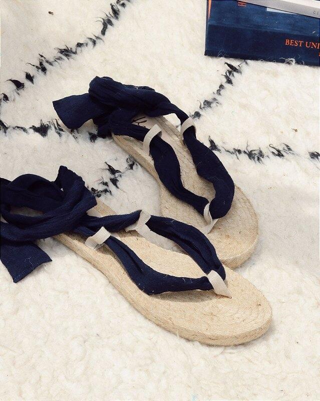 Scarf Flat Sandal