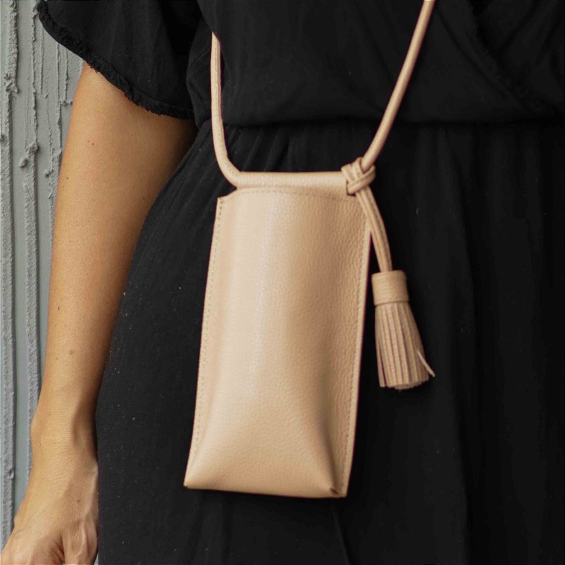 Cell Phone Bag - Nude