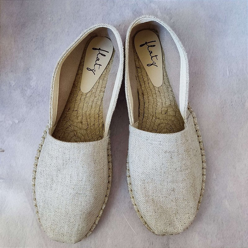 Men's Espadrilles - Linen