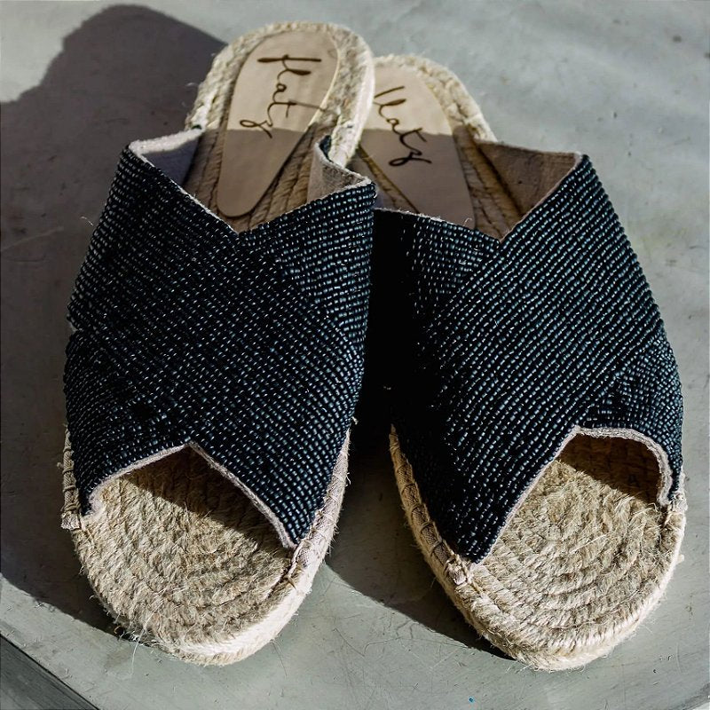 Espadrille Slide X - Matte Black