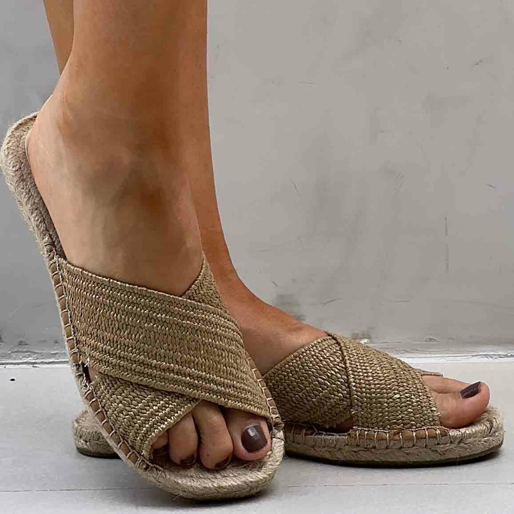 Espadrille Slide X - Raffia 