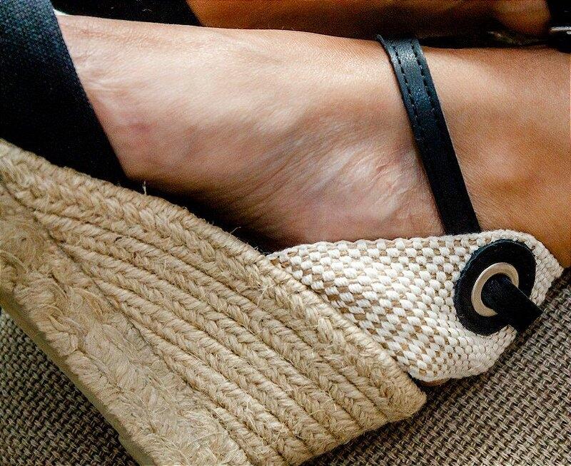 Espadrille 7cm - Black