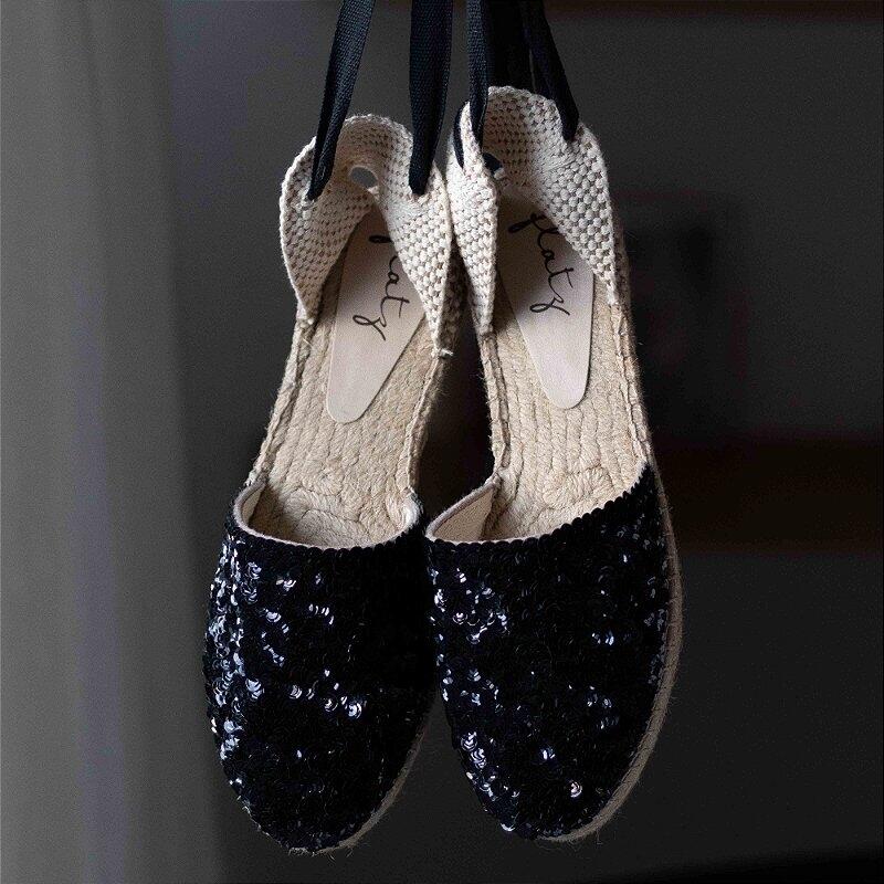 Espadrille Mix - Black Bossa