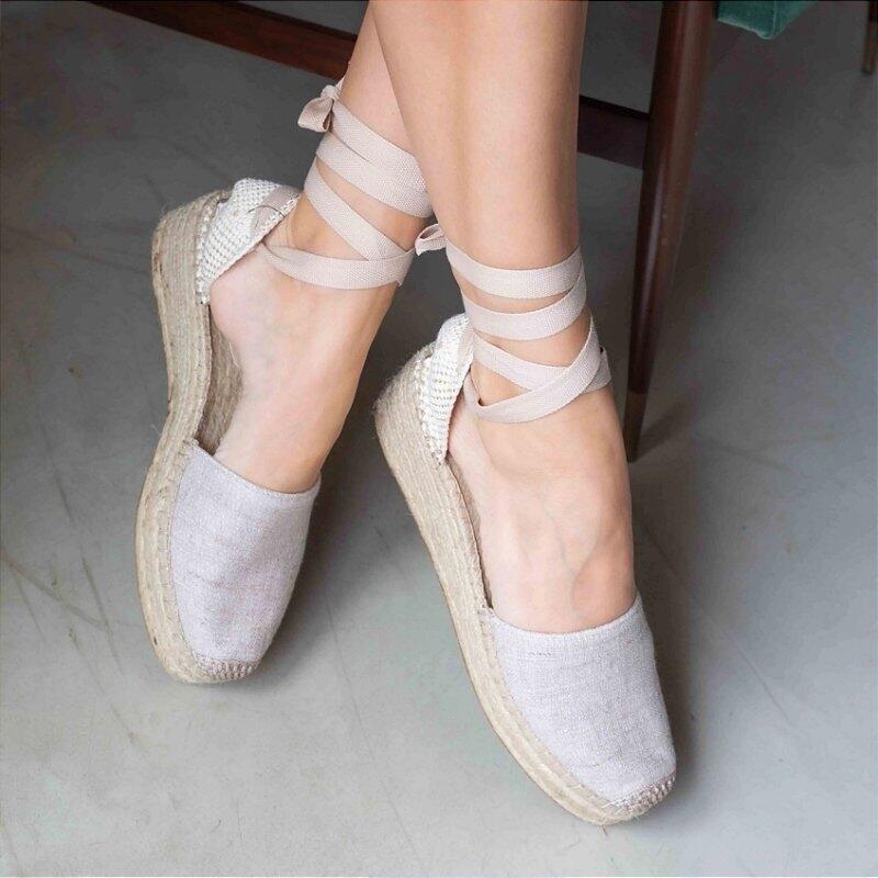 Espadrille Midi - Linen