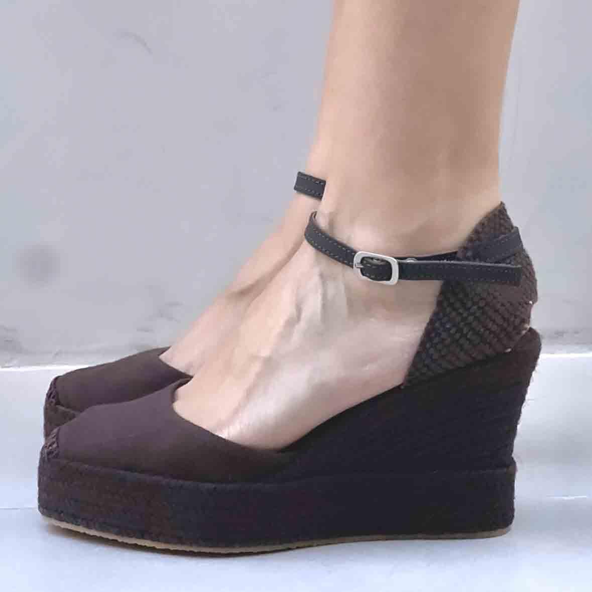 Espadrille Wedge 9cm - Cocoa