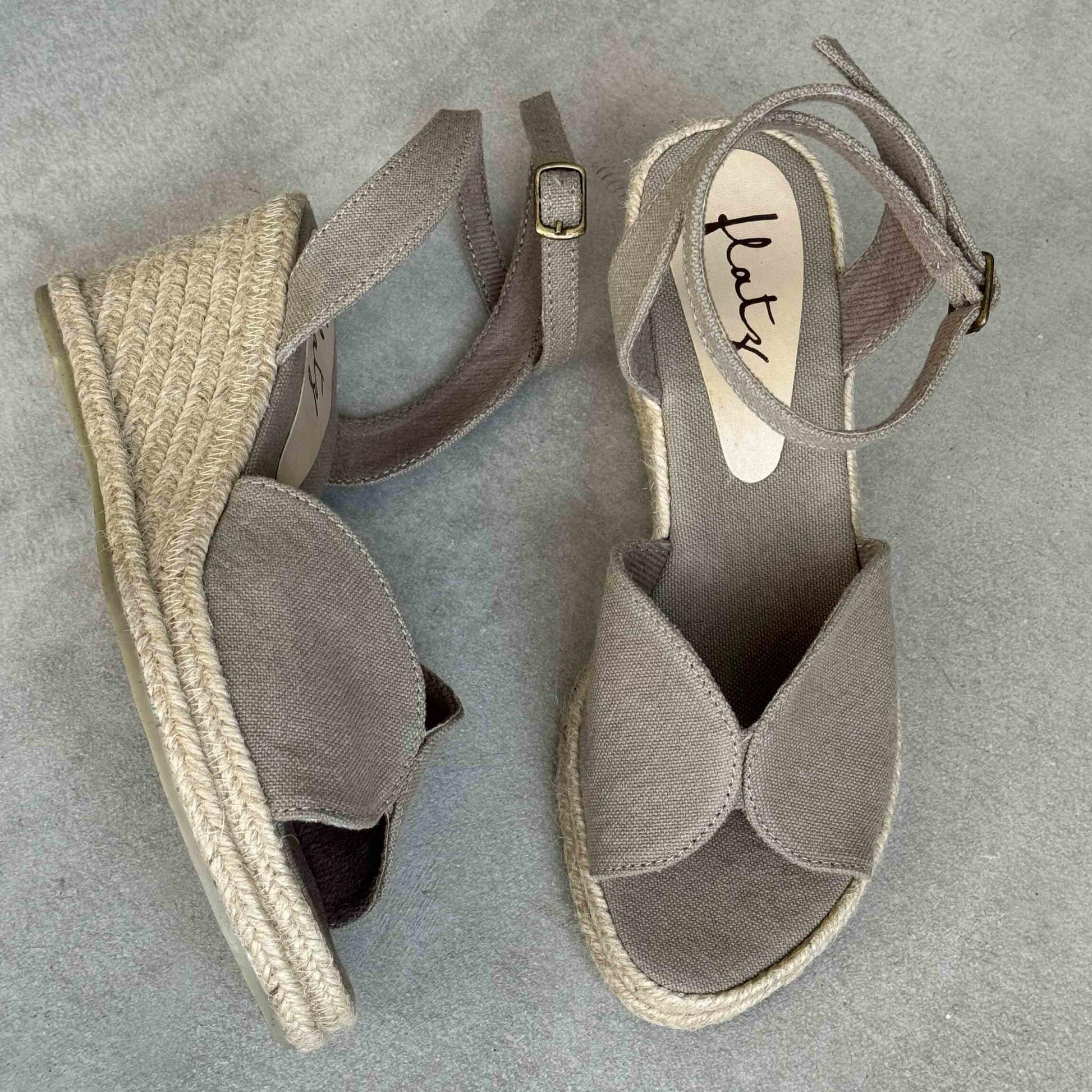 Espadrille Wedge Peep Toe - Fendi