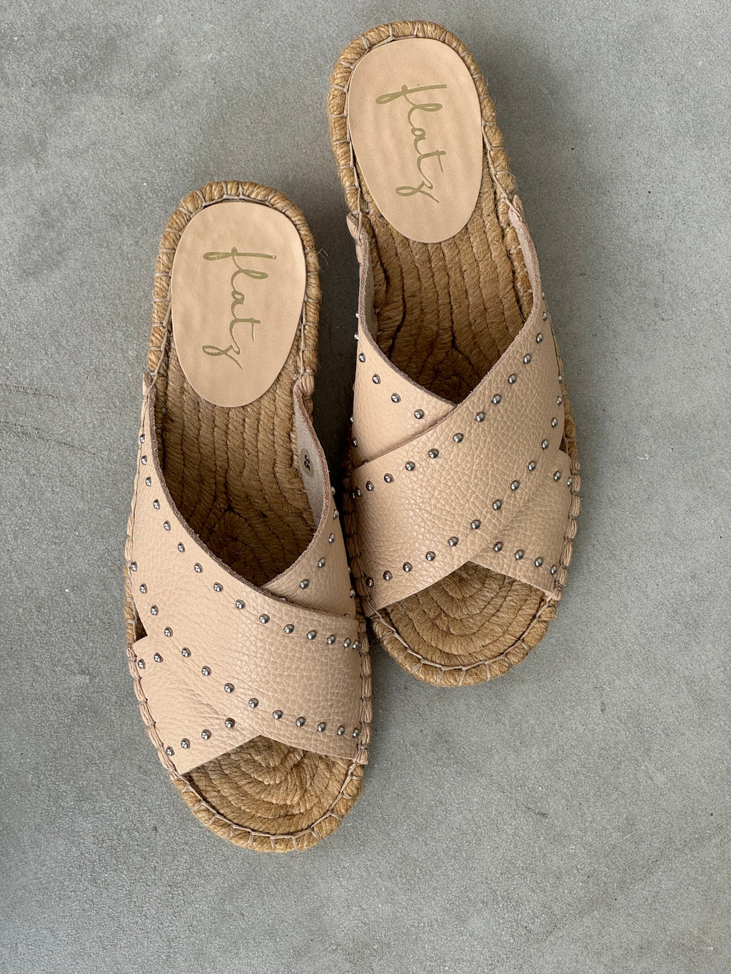 Espadrille Clogs - Nude
