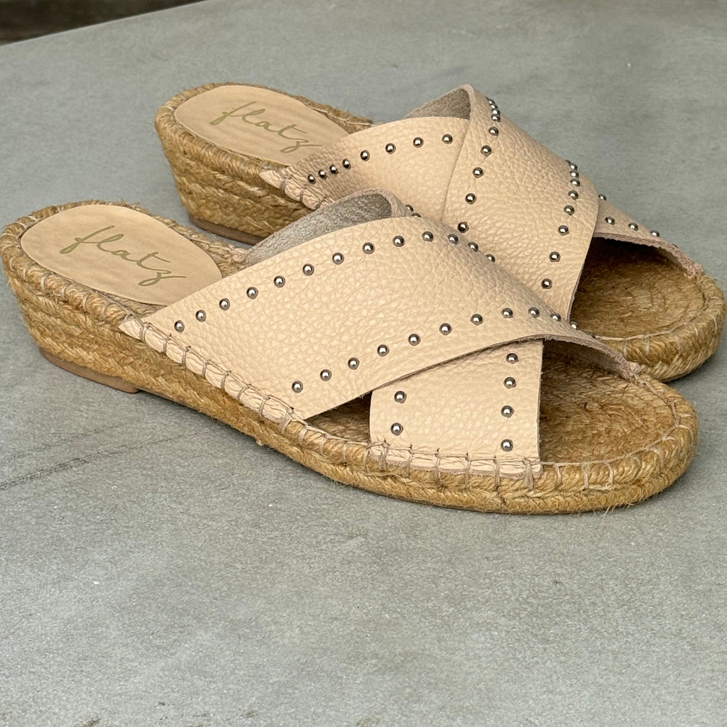 Espadrille Clogs - Nude