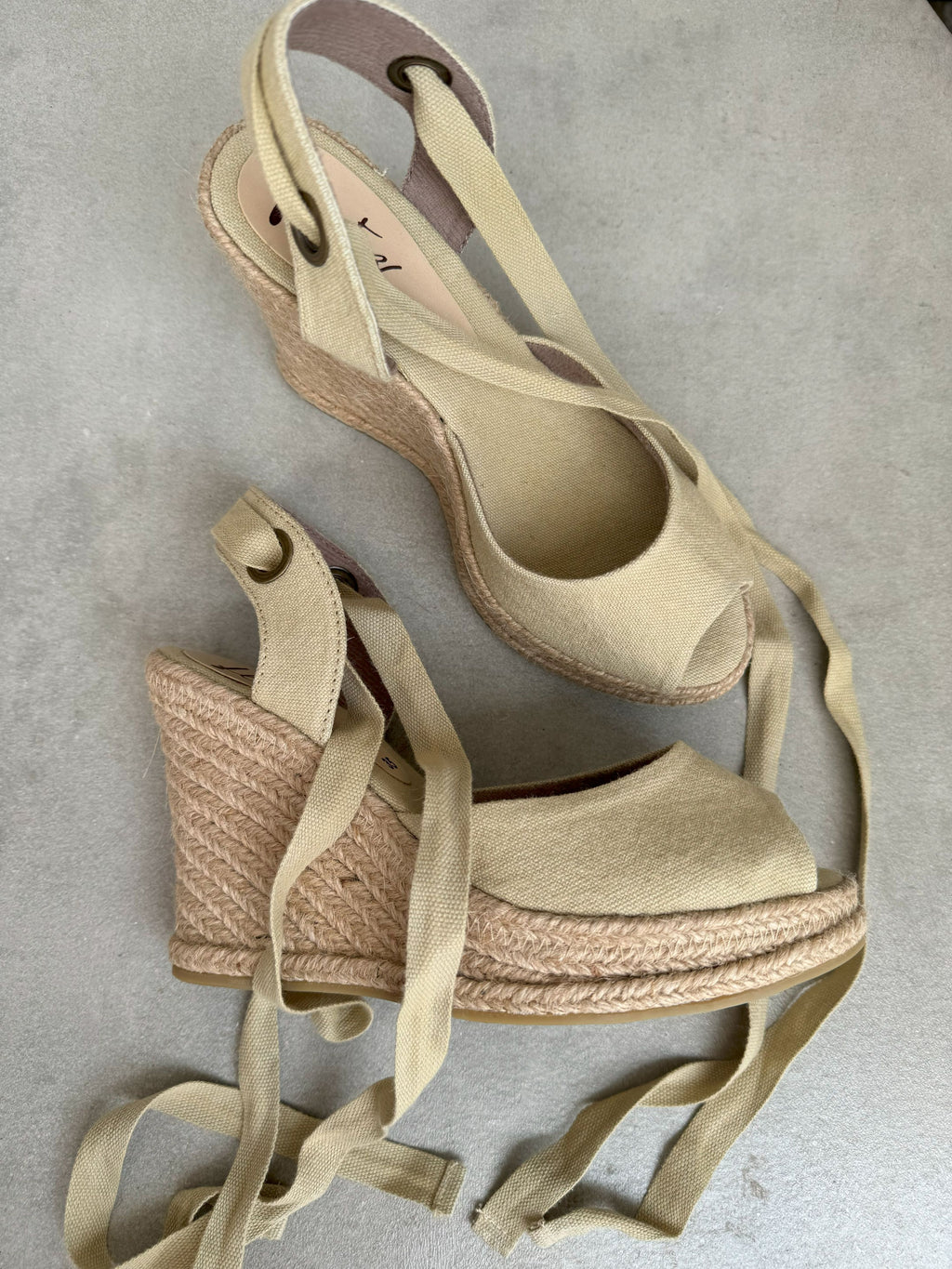 Jute Espadrille 10cm - Pistachio