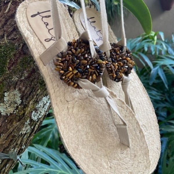 Stone Espadrille - Tiger Eye