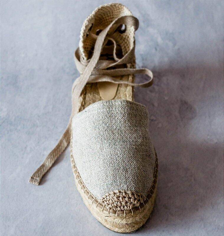 Espadrille Midi - Linen