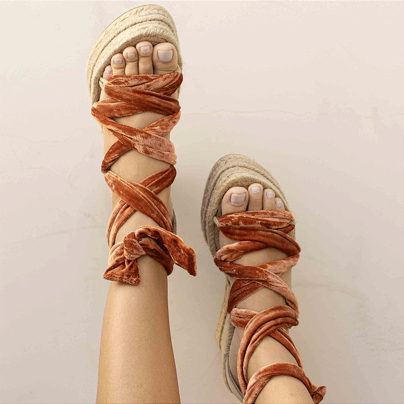 Velvet Strap - Brown (Single)