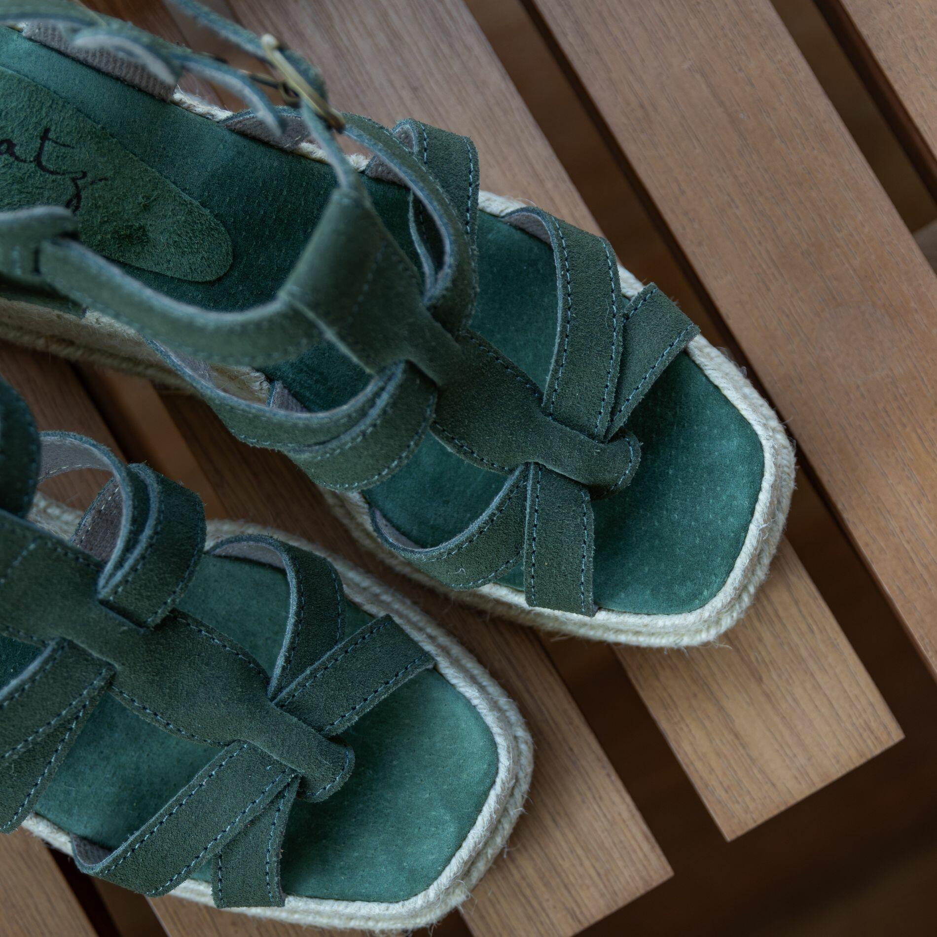 Military Suede Espadrille