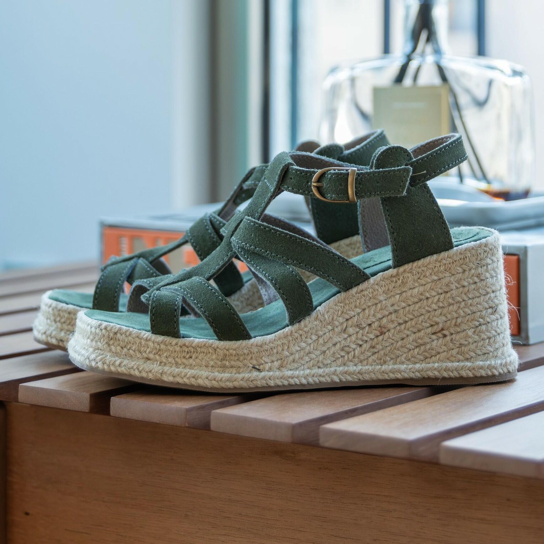 Military Suede Espadrille