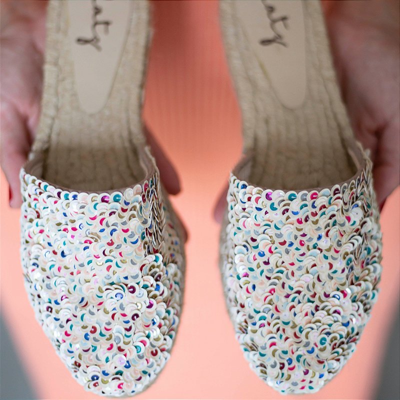 Espadrille Mule Double Sole - Colorful