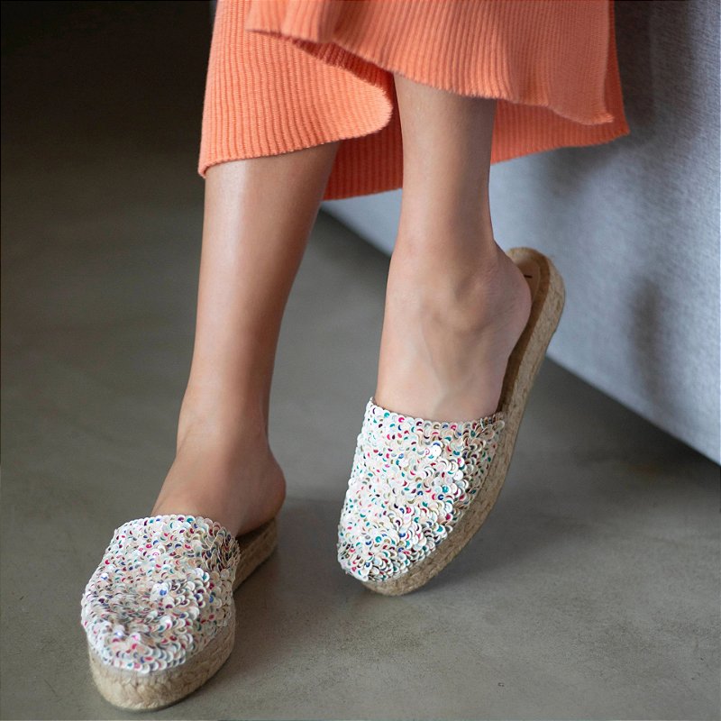 Espadrille Mule Double Sole - Colorful