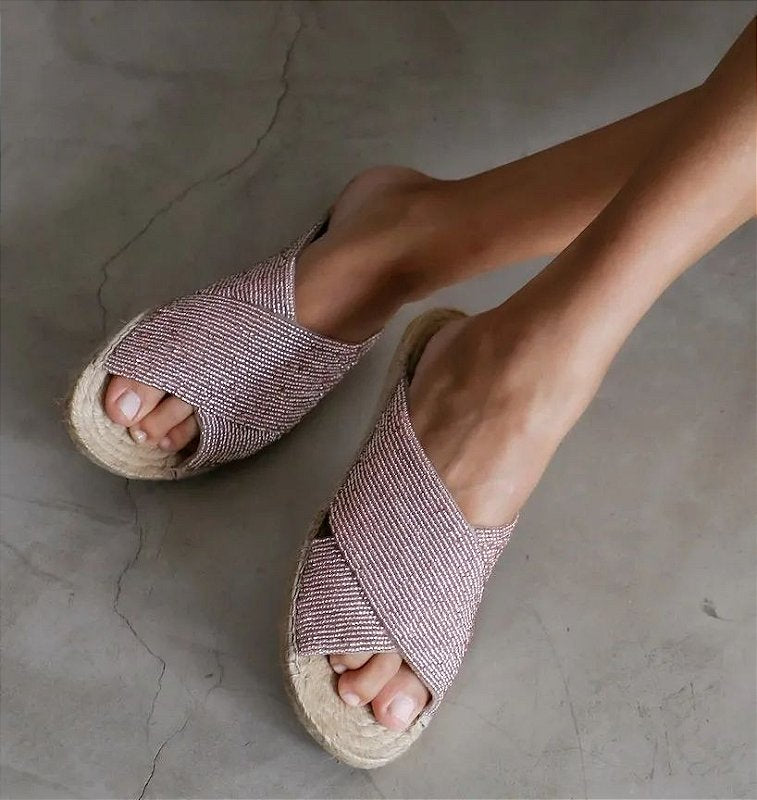 Espadrille Slide X - Pink