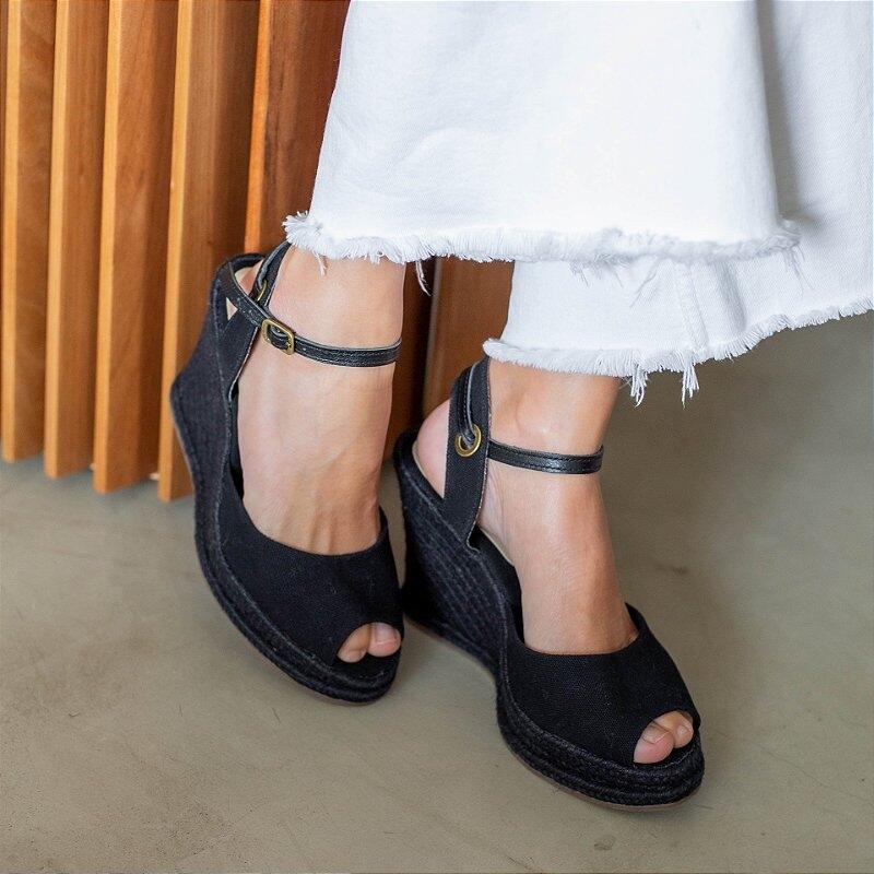 Jute Espadrille - Black - Limited Edition