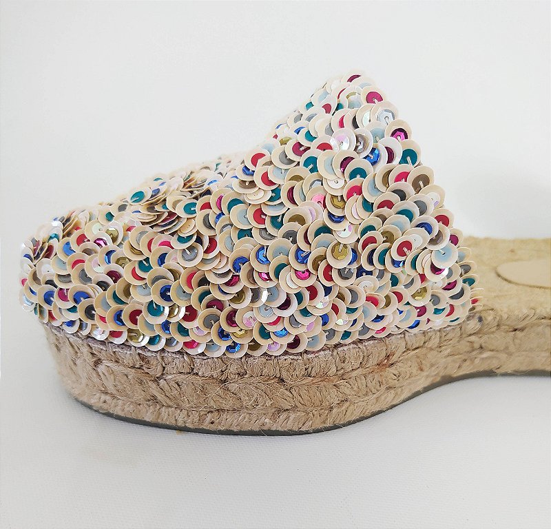 Espadrille Mule Double Sole - Colorful