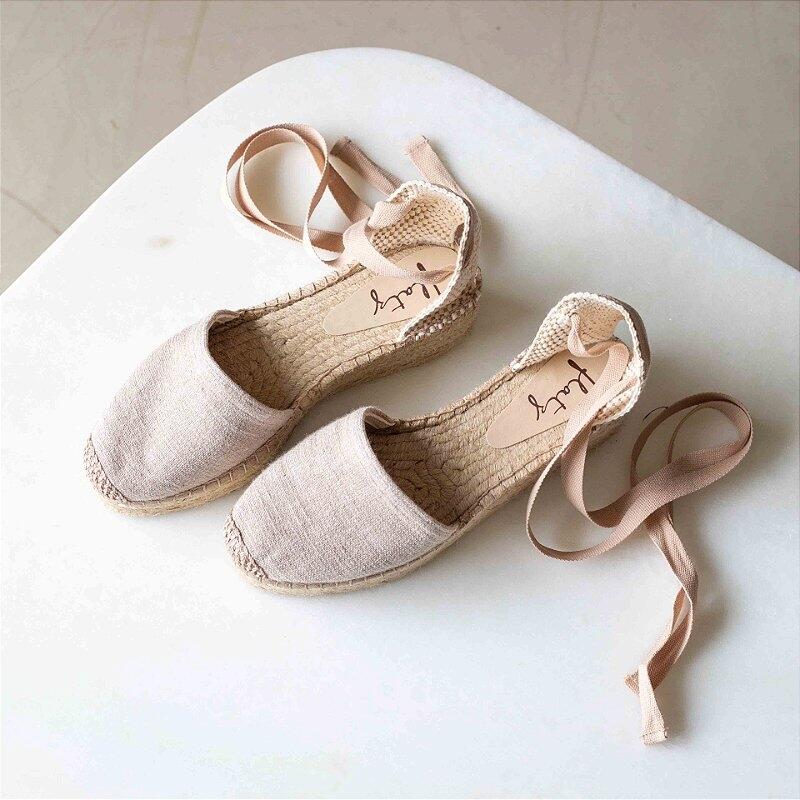 Espadrille Midi - Linen