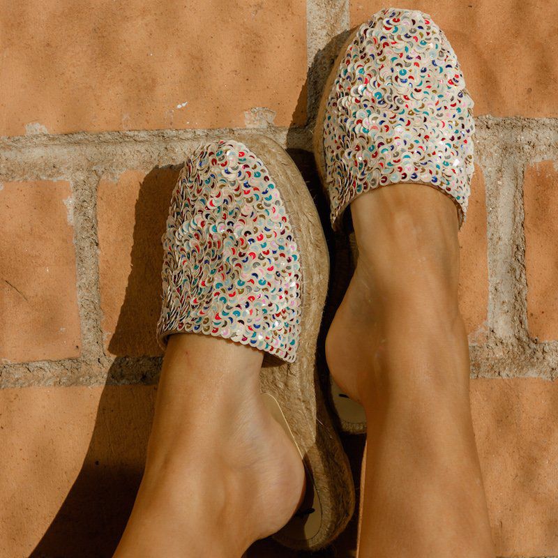 Espadrille Mule Double Sole - Colorful